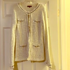 Sequin Dolce Cabo sweater. Great for parties!!